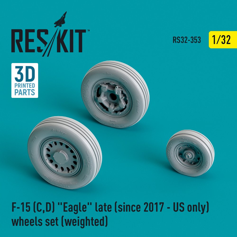 1/32 F-15 C,D Eagle late - US only wheels weighted