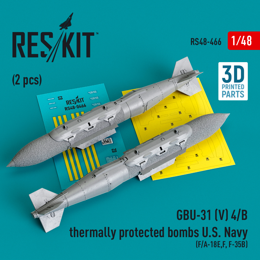 1/48 GBU-31 (V) 4/B thermally prot.bombs U.S. Navy