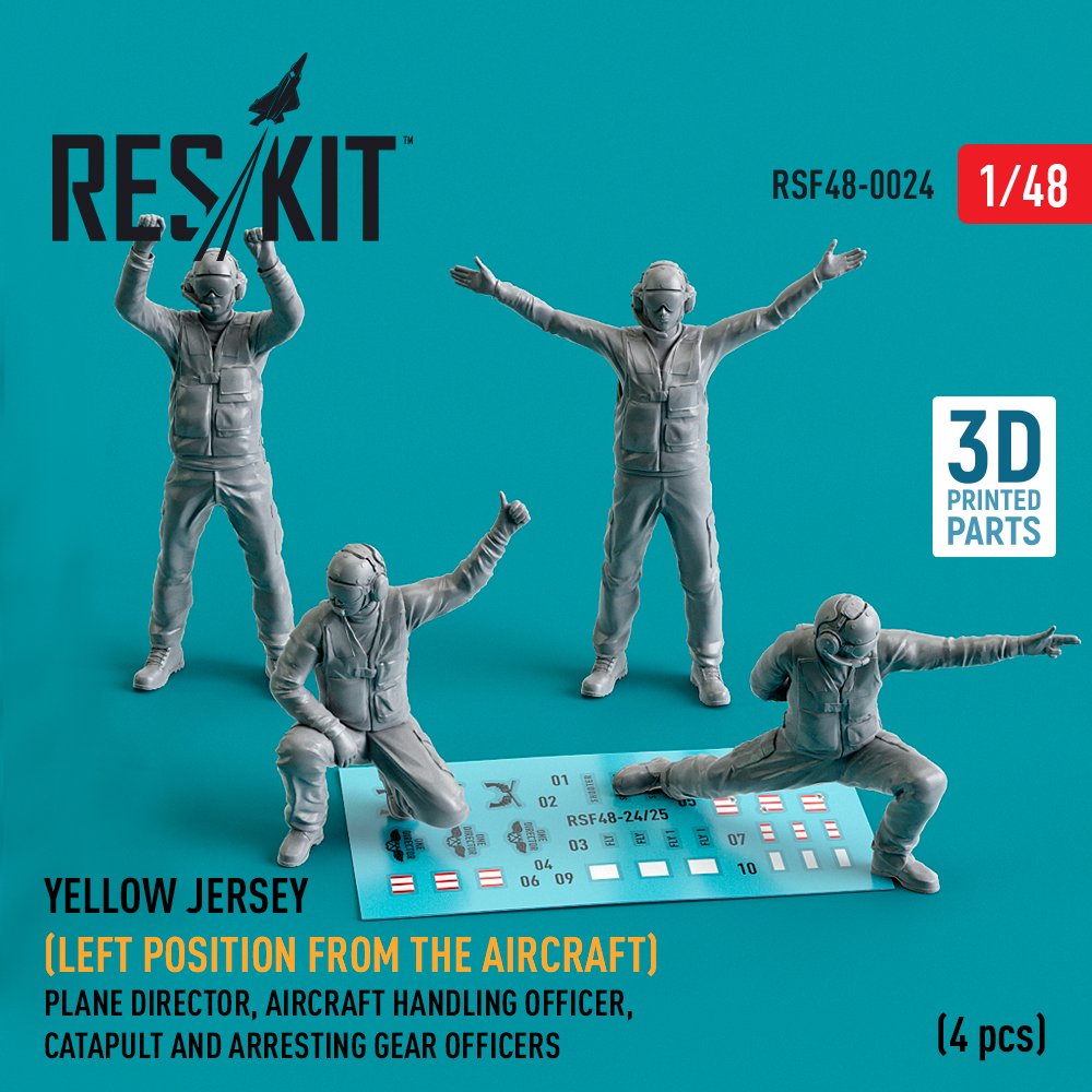 1/48 Yellow jersey Left position (4 fig.)