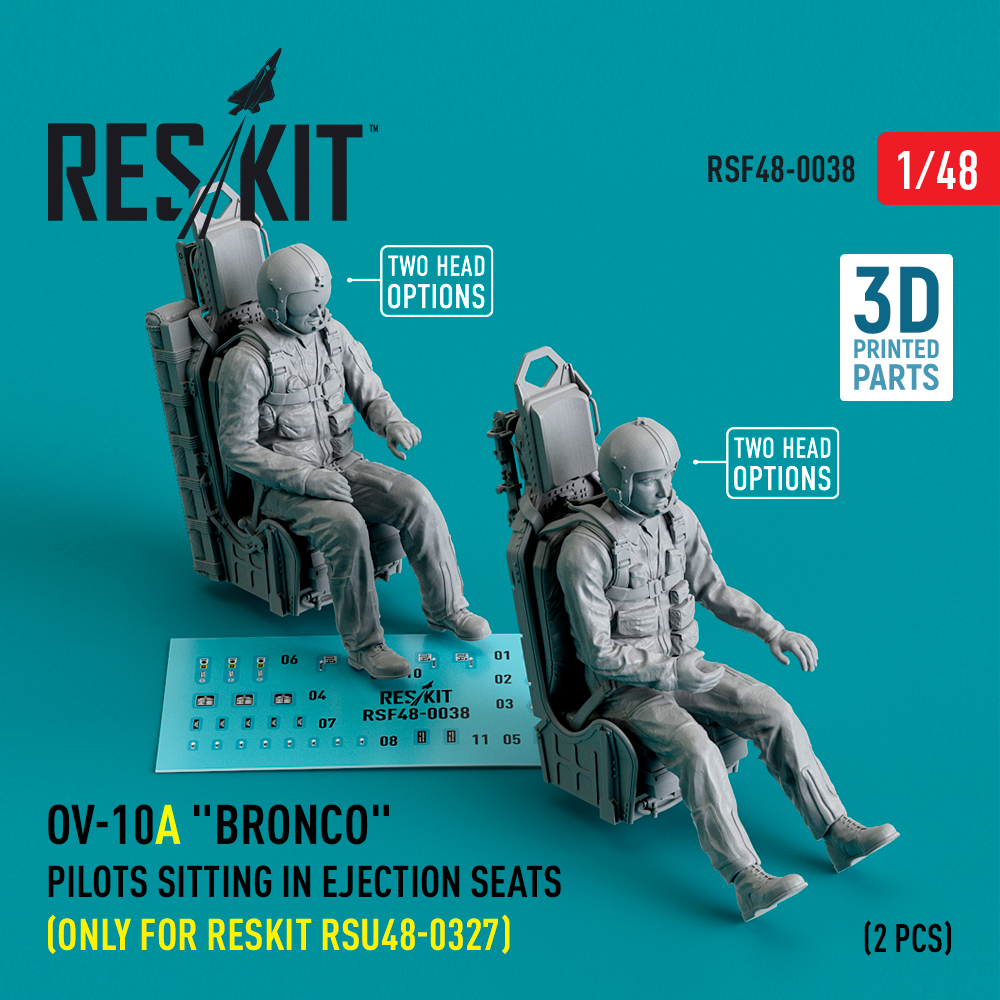 1/48 OV-10A 'Bronco' pilots sitting in eject.seats