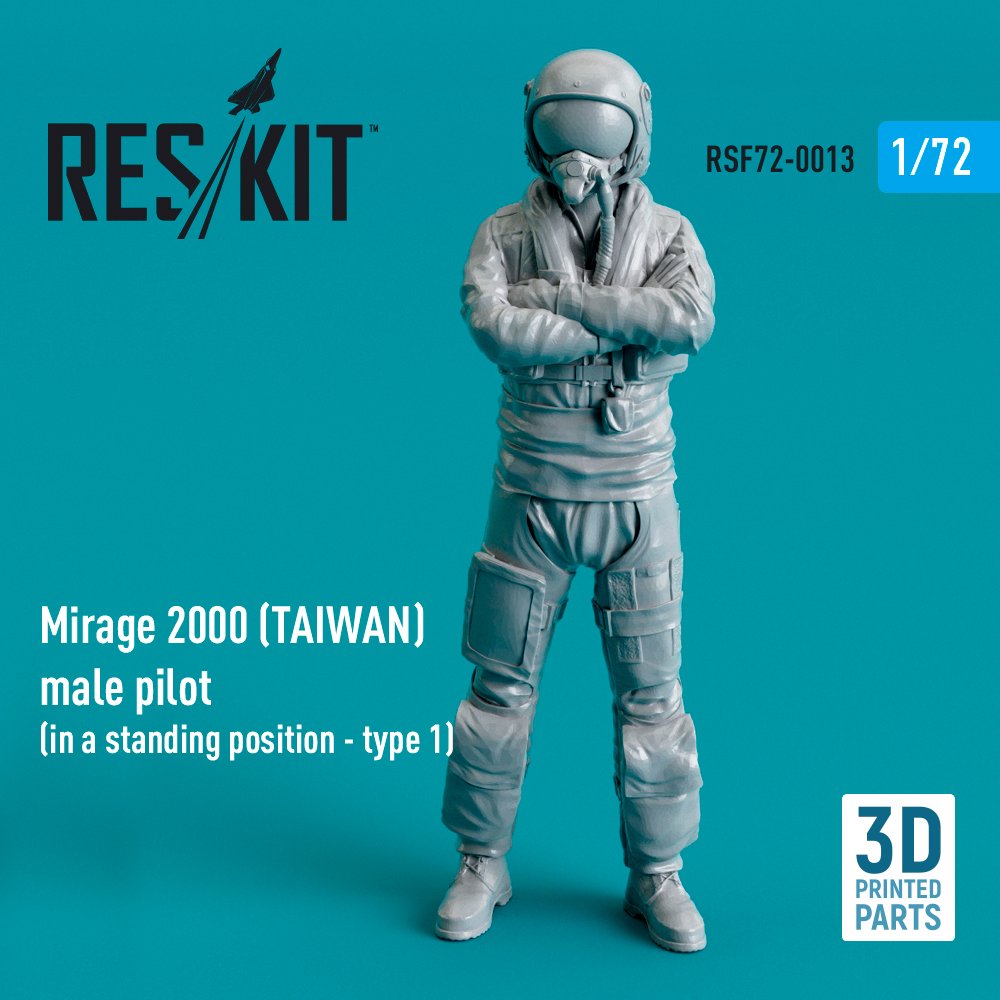 1/72 Mirage 2000 TAIWAN male pilot - standing 1