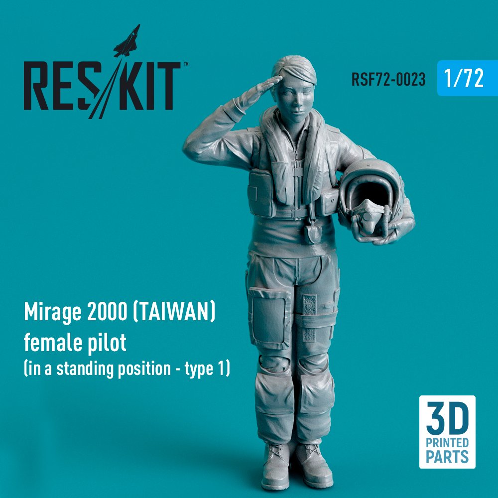 1/72 Mirage 2000 TAIWAN female pilot - standing 1