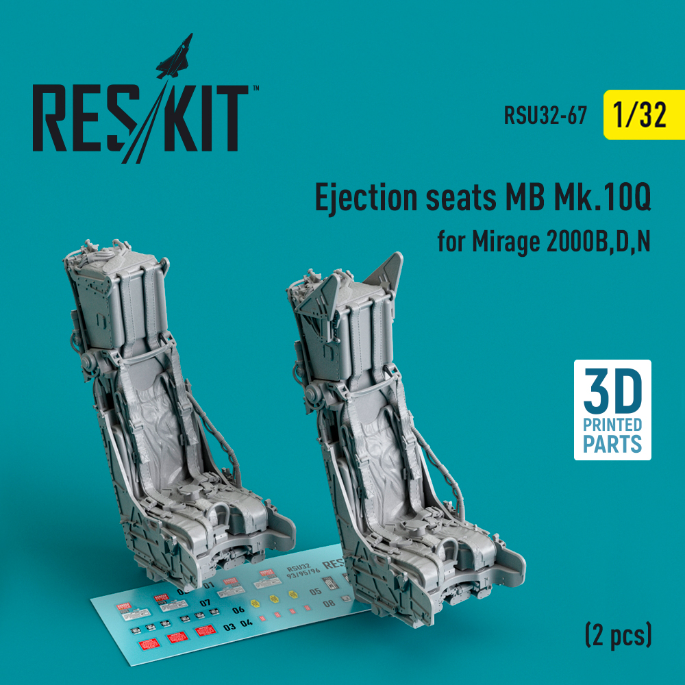 1/32 Eject.seats MB Mk.10Q Mirage 2000B/D/N (2x)