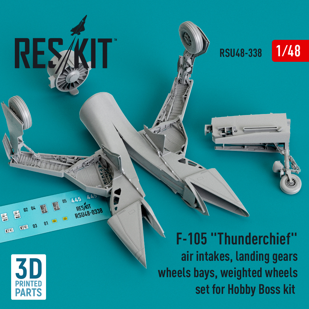 1/48 F-105 'Thunderchief' a.int.,land.gears,wheels