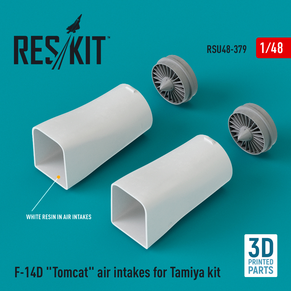 1/48 F-14D 'Tomcat' air intakes (TAM) 3D Print 