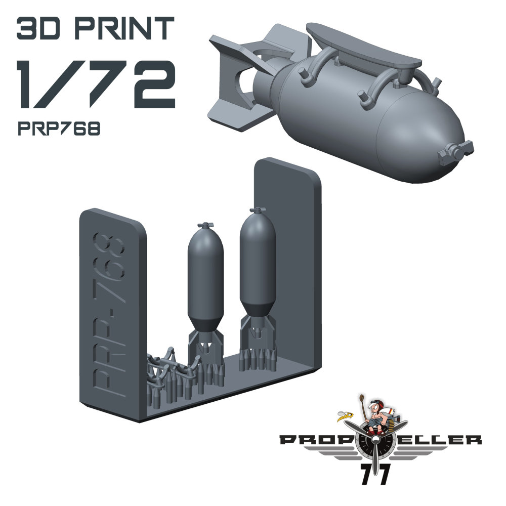 1/72 US 500 lb bomb for A-36 and P-51B/C (2 pcs.)