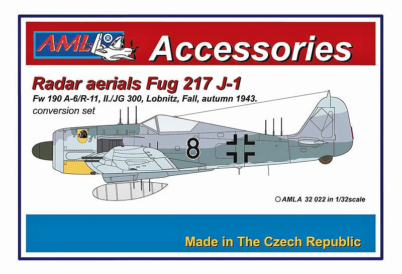 1/32 Fw 190 A-6/R11 w/ Radar Aerials FuG 217J-1