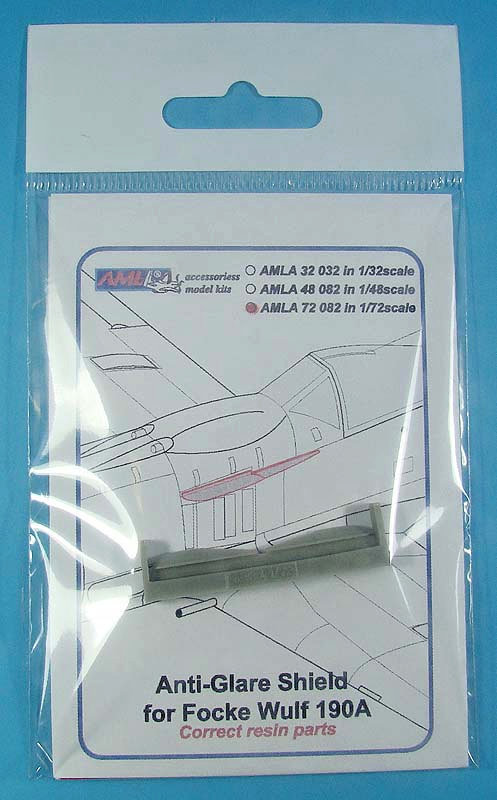 1/72 Anti-Glare Shield for Focke Wulf 190A