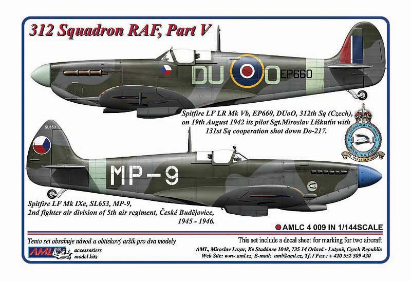 1/144 Decals 312 th Squadron RAF, Part V