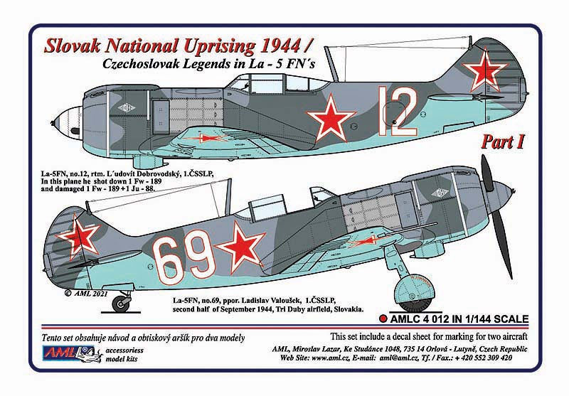 1/144 Decals Slovak Nat.Upris.1944/ CZ Legends 