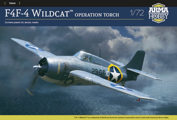 1/72 F4F-4 Wildcat 'Operation Torch' (3x camo)