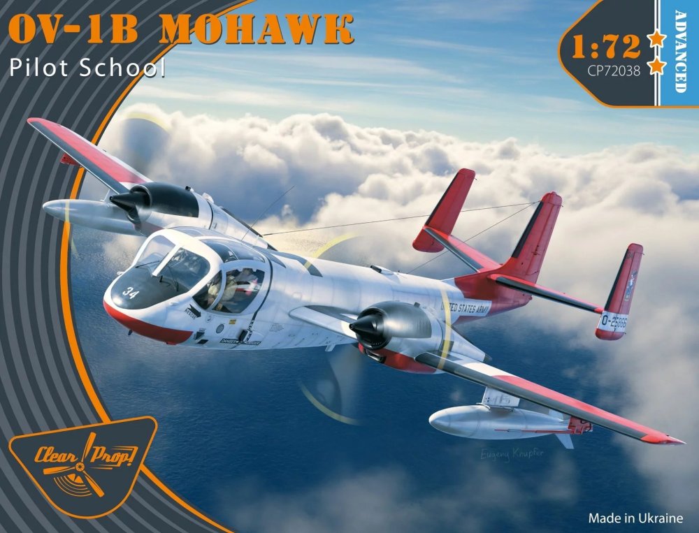 1/72 OV-1B Mohawk Pilot School, Advanced (4x camo)