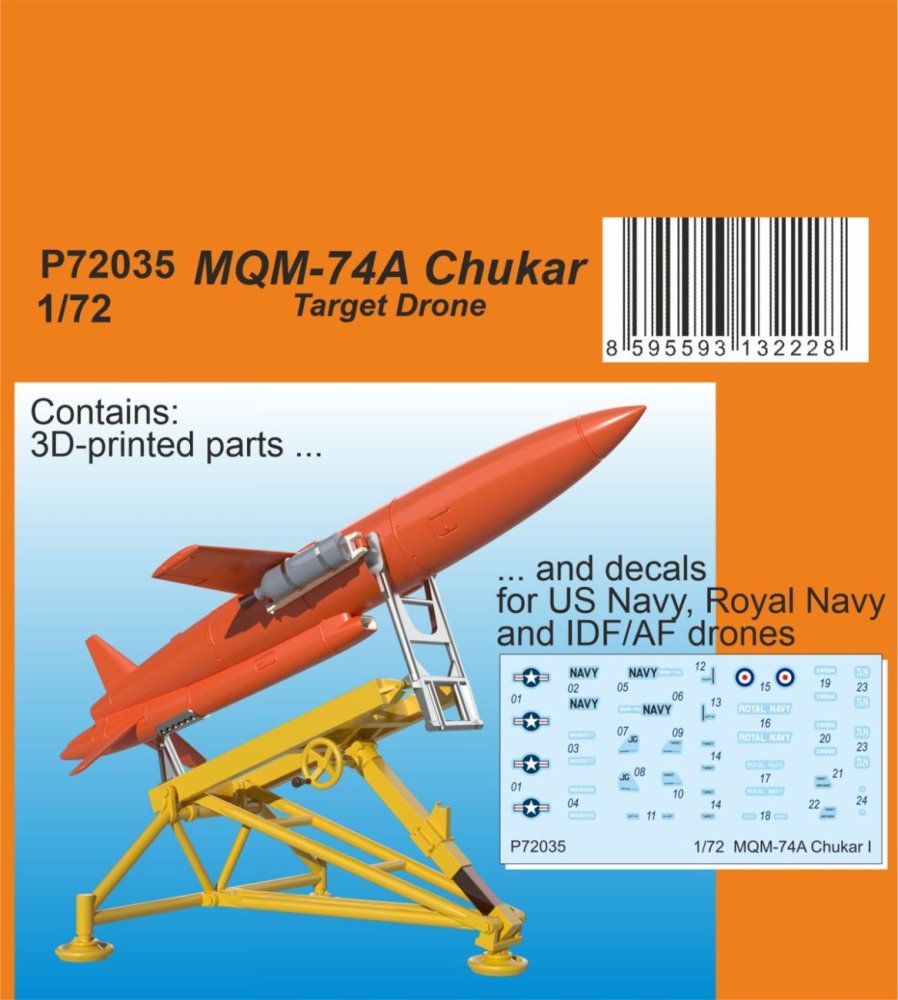 1/72 MQM-74A Chukar - Target Drone