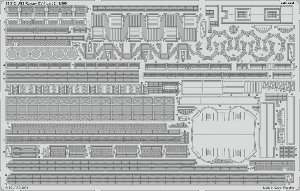 1/350 USS Ranger CV-4 part 2 (TRUMP)