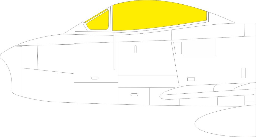 Mask 1/48 F-86A TFace (CL.PROP)