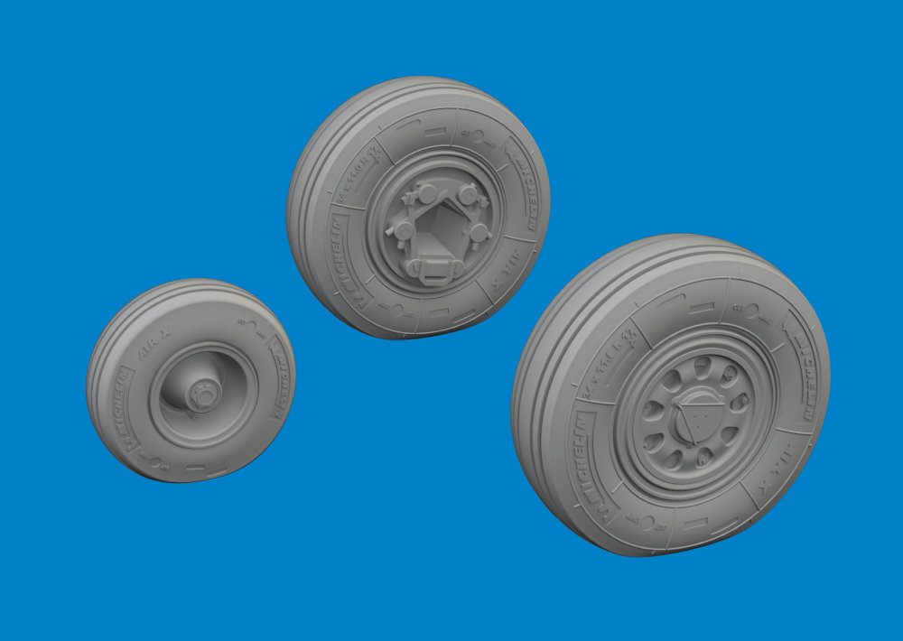 BRASSIN 1/72 F-35B wheels (TAM)