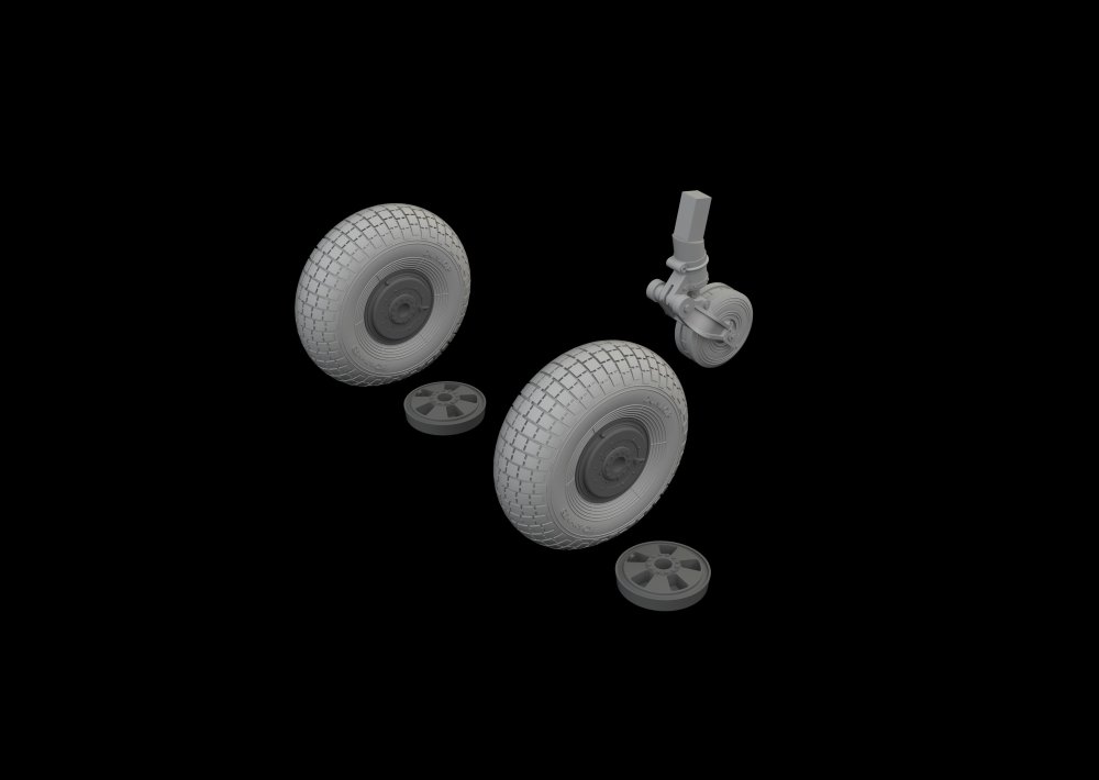 BRASSIN 1/72 Mosquito wheels (TAM)