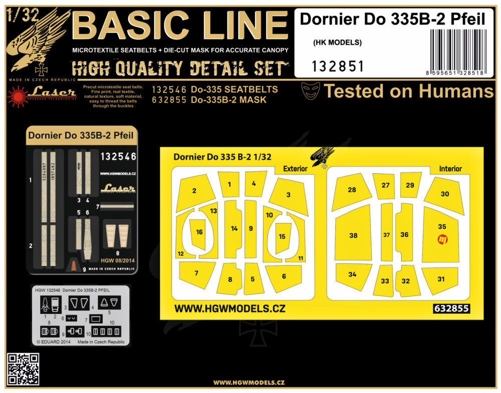 1/32 Dornier Do 335B-2 Pfeil (HK MOD.) BASIC LINE