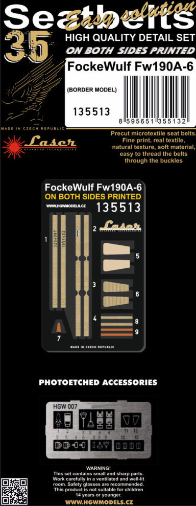 1/35 Seatbelts Fw 190A-6 (BORDER M.)