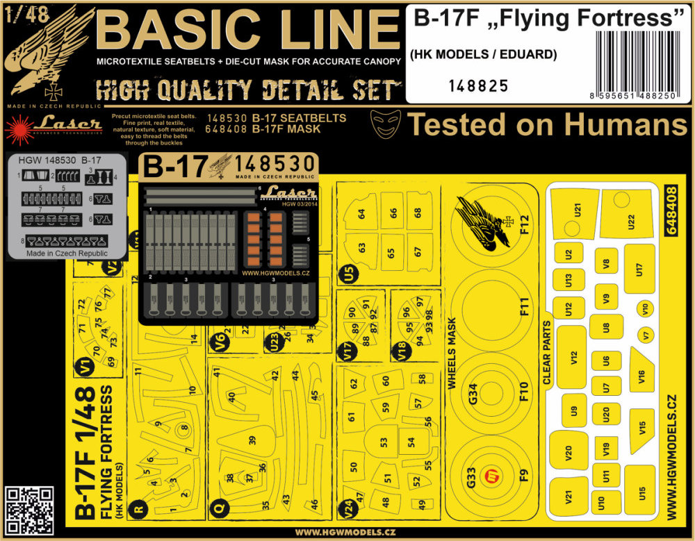 1/32 B-17F Flying Fortress (HK/EDU)  BASIC LINE