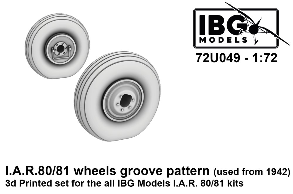 1/72 I.A.R. 80/81 Wheels Groove Pattern