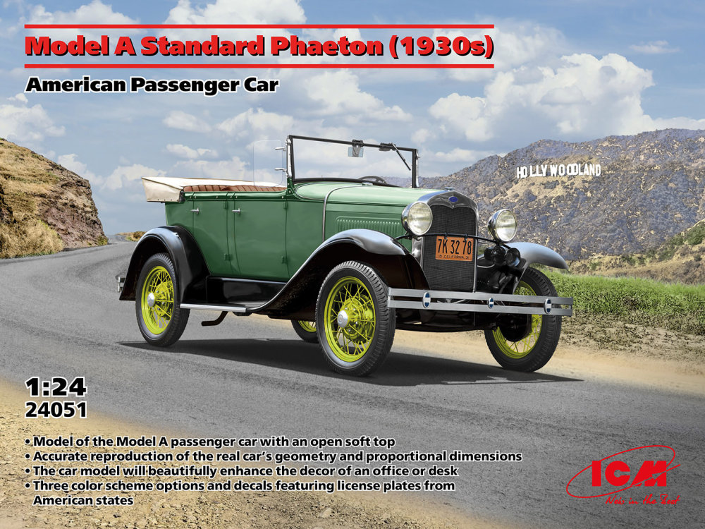 1/24 Model A Standard Phaeton (1930s)