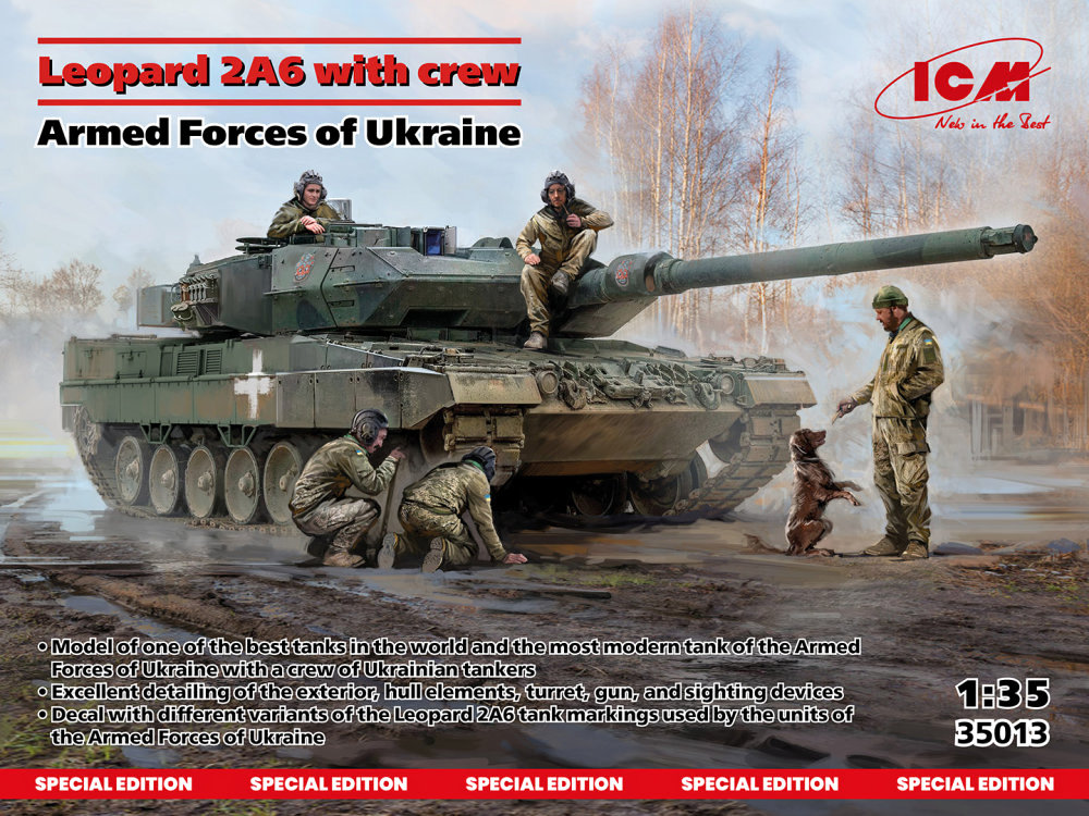 1/35 Leopard 2A6 Armed Forces of Ukraine w/ crew