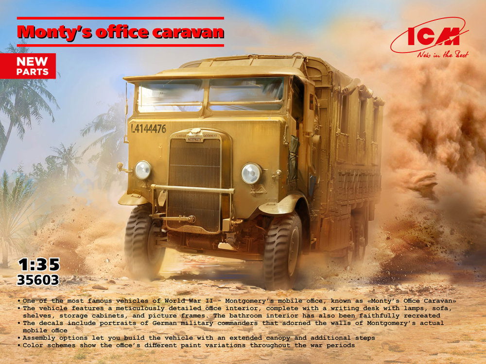 1/35 Monty's office caravan