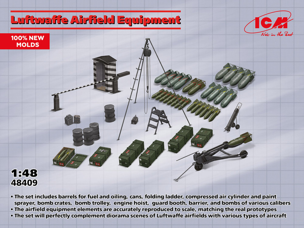 1/48 Luftwaffe Airfield Equipment WWII