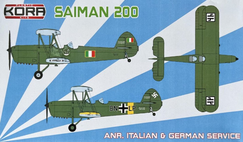 1/72 Saiman 200 ANR, Italian & German Service