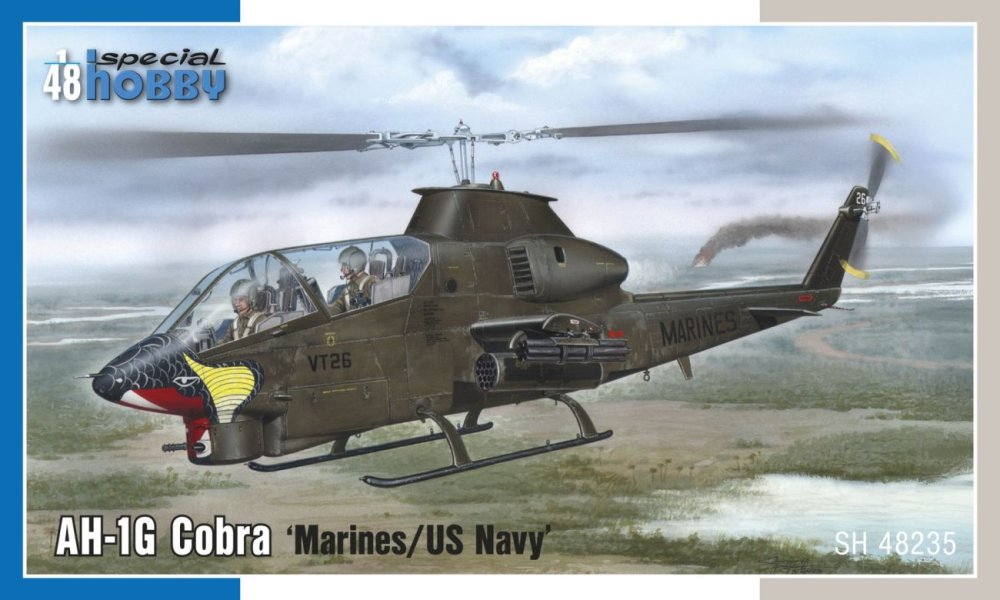 1/48 AH-1G Cobra 'Marines/US Navy' (4x camo)