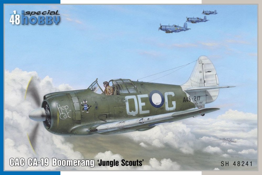 1/48 CAC CA-19 Boomerang 'Jungle Scouts' (3x camo)