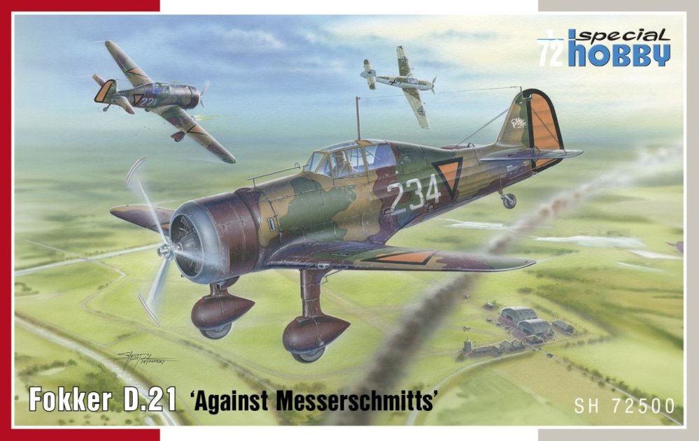 1/72 Fokker D.21 'Against Messerschmitts'