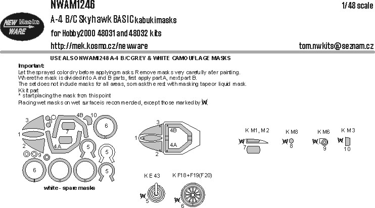 1/48 Mask A-4 B/C Skyhawk BASIC (H.2000)