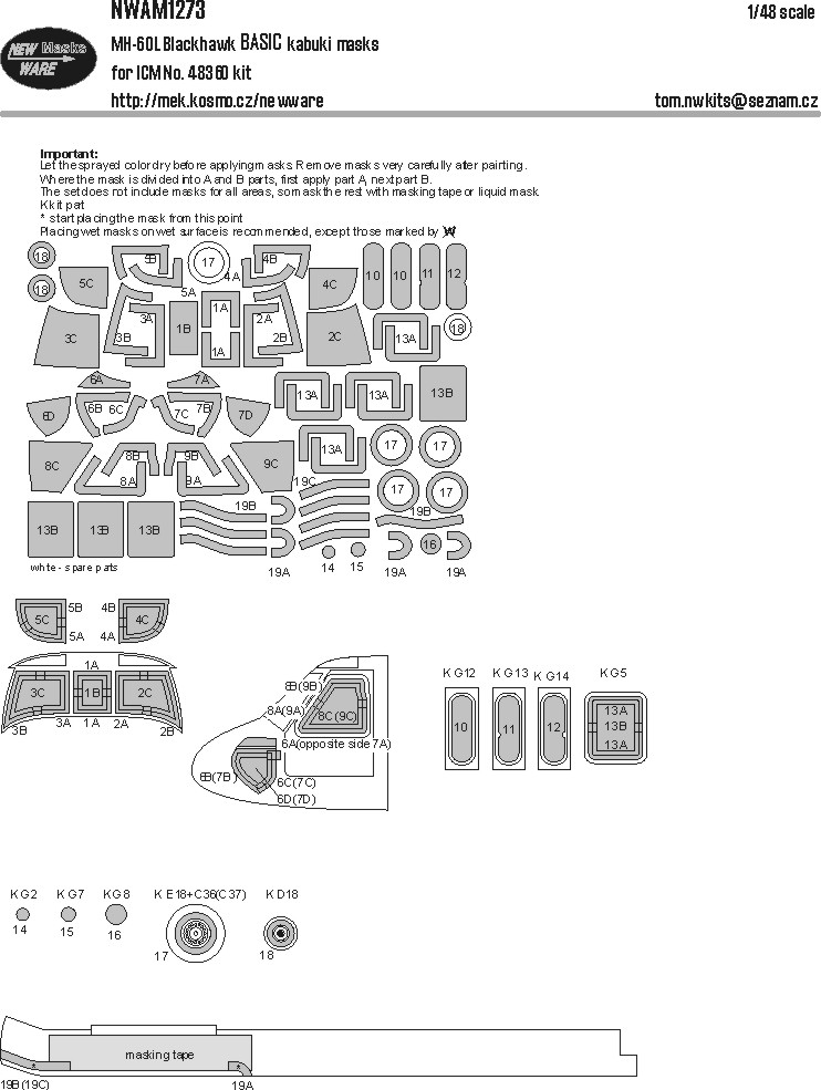 1/48 MH-60L Blackhawk BASIC (ICM 48360)