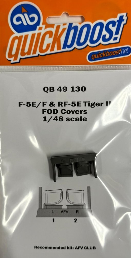 1/48 F-5E/F & RF-5E Tiger II FOD covers (AFV)