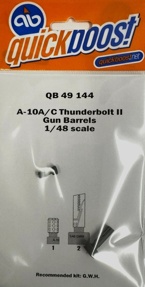 1/48 A-10A/C Thunderbolt II gun barrels (GWH)