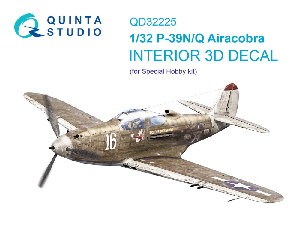 1/32 P-39Q/N Airacobra 3D-Print.&col.Int. (SP.H.)