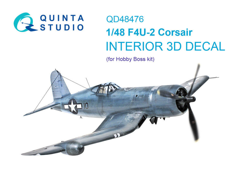 1/48 F4U-2 Corsair 3D-Print.&col.Interior (HOBBYB)