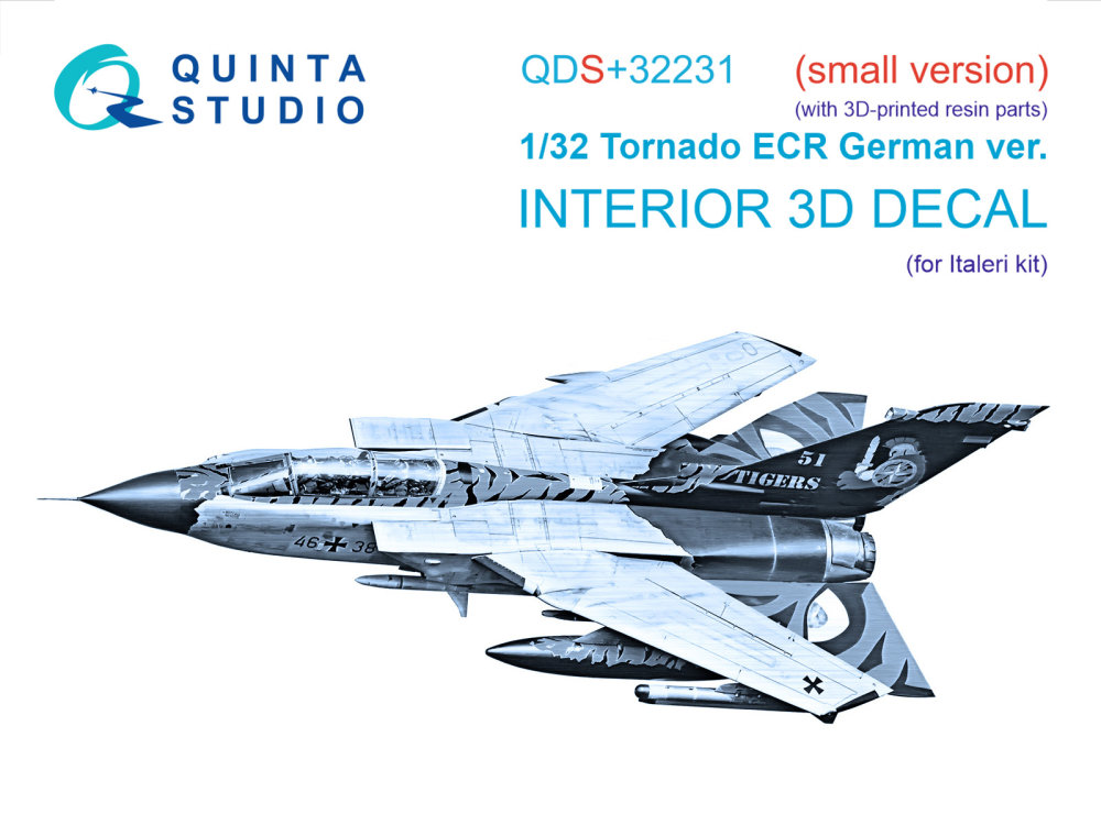 1/32 Tornado ECR German 3D&col.Int.(ITA) SMALL