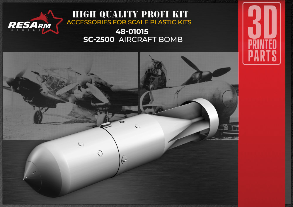 1/48 SC 2500 Aircraft Bomb