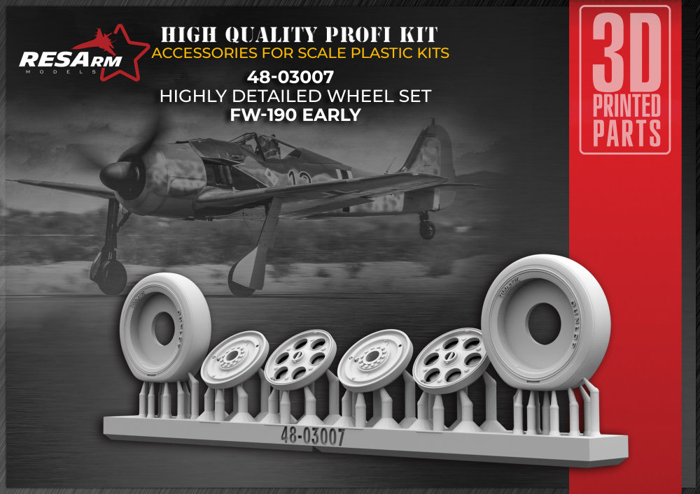 1/48 FW 190 early wheels set