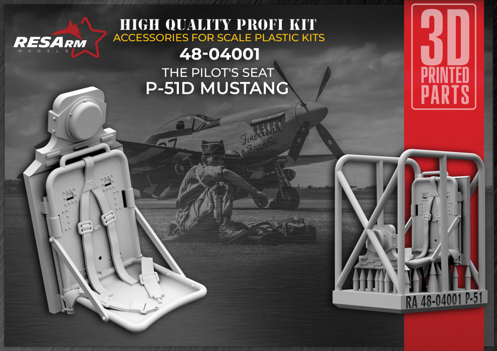 1/48 P-51D Mustang Pilot's Seat