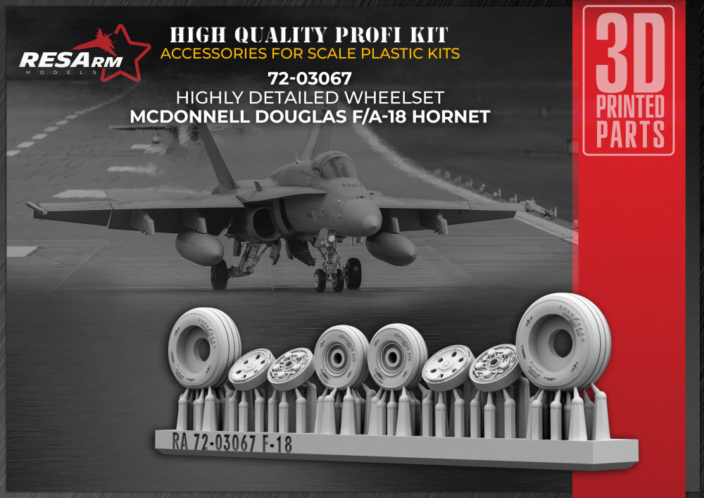 1/72 F/A-18 Hornet wheels set