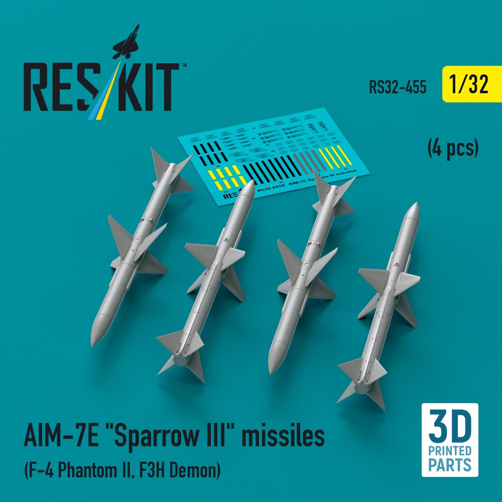 1/32 AIM-7E 'Sparrow III' missiles (4 pcs.)