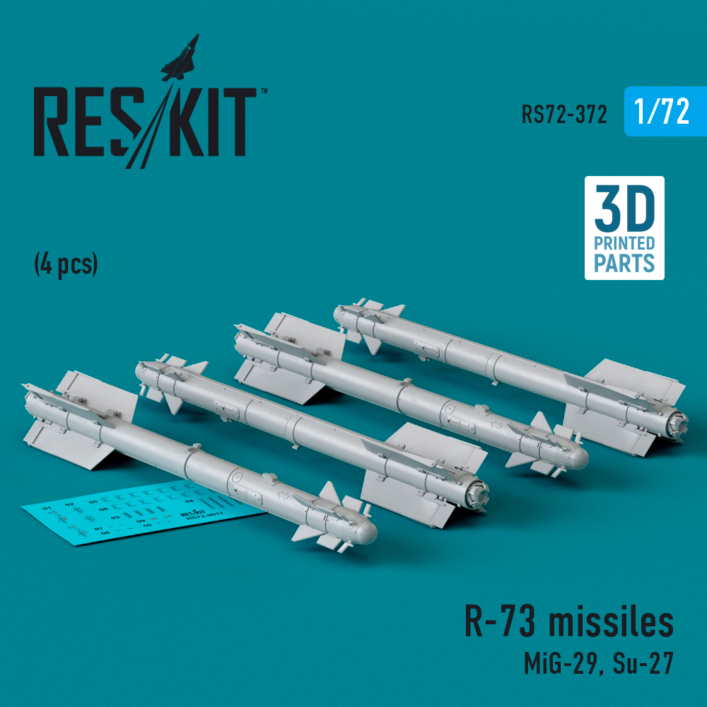 1/72 R-73 missiles (MiG-29, Su-27) (4 pcs.)