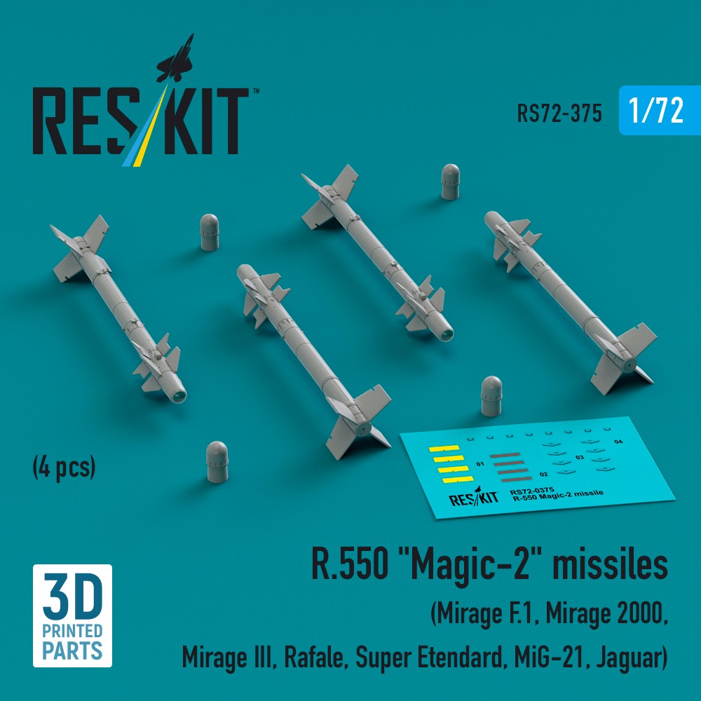 1/72 R.550 'Magic-2' missiles (4 pcs.)