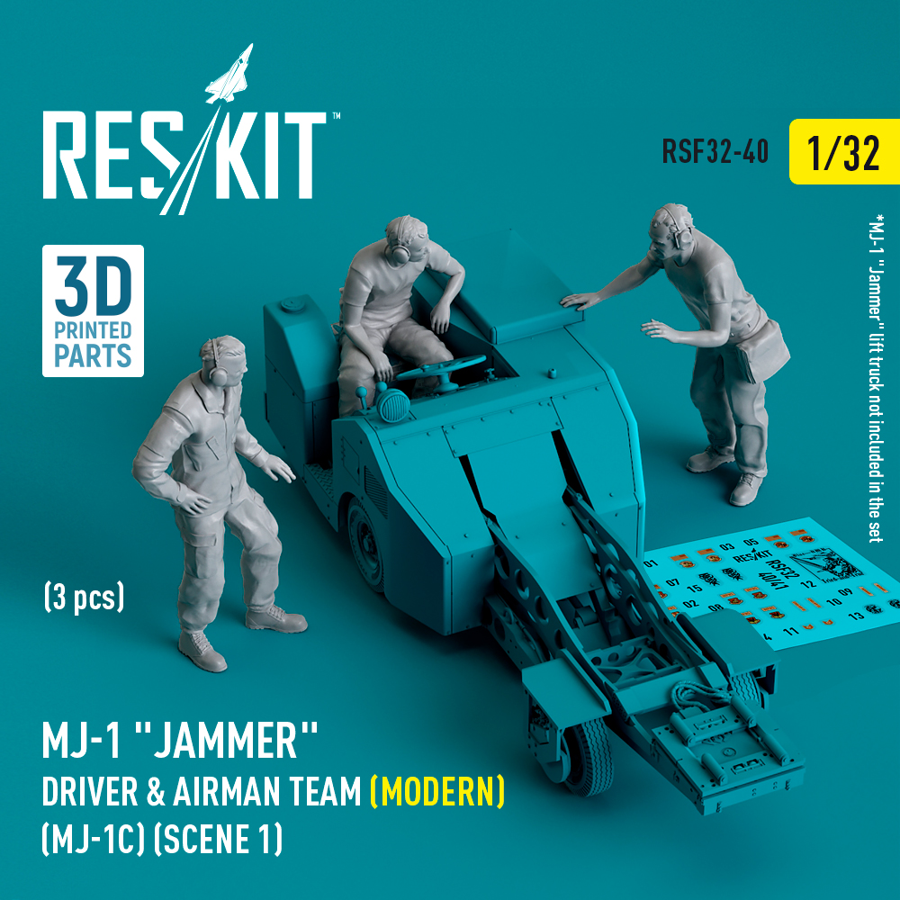 1/32 MJ-1 'Jammer' Driver&airman team - scene 1