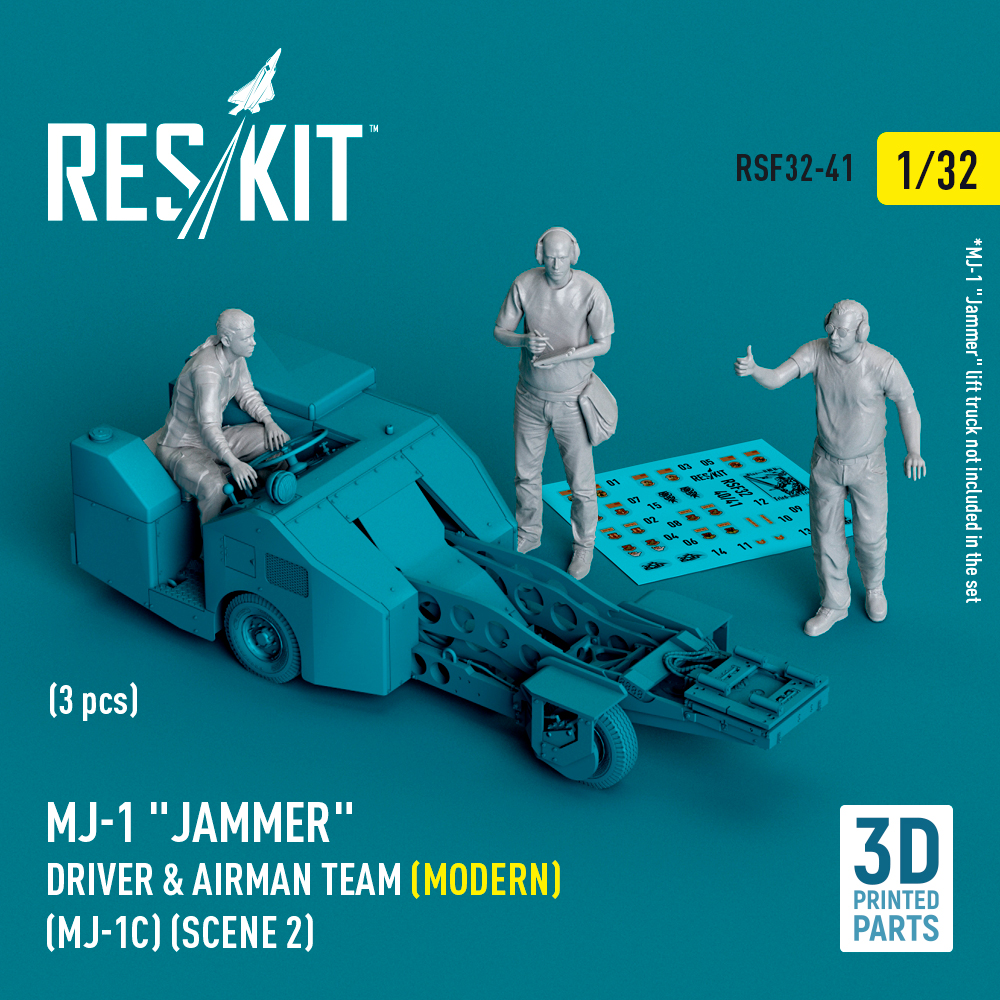 1/32 MJ-1 'Jammer' Driver&airman team - scene 2