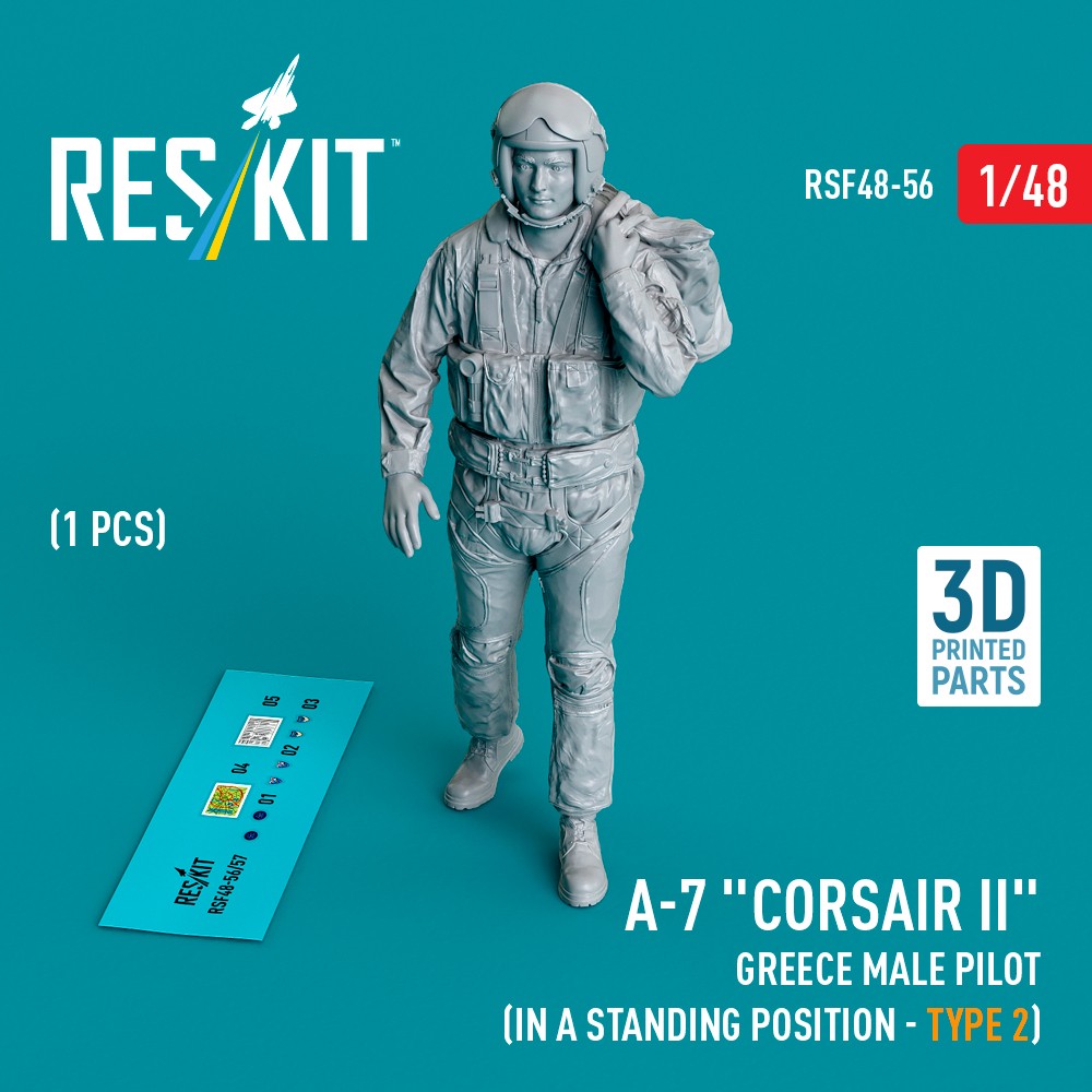 1/48 A-7 'Corsair II' Greece male pilot standing 2